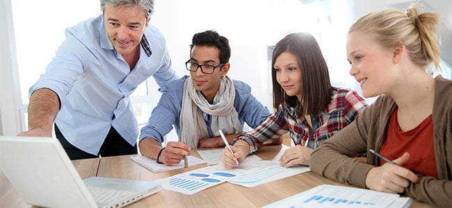 Academic Professional outlining the Benefits of being a program member